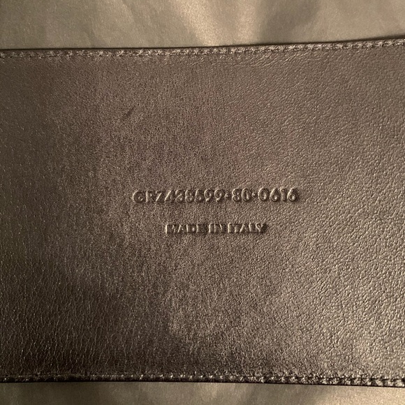 SOLD Saint Laurent Patent Leather Gold Buckle Belt - Picture 7 of 7